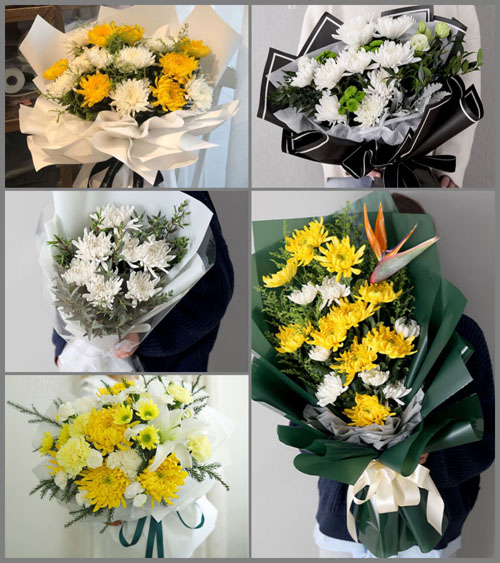 广东珠海市斗门区斗门镇小赤坎村白事花束代送